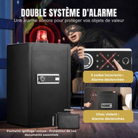 Hestia Safe KRONOS II – Coffre-Fort Compartiment Privatif Code & Clé (113L)